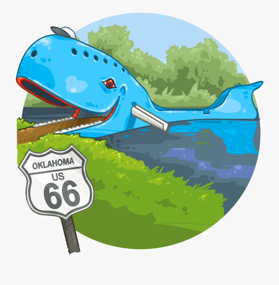 Oklahoma Route 66 Clip Art, Transparent Clipart