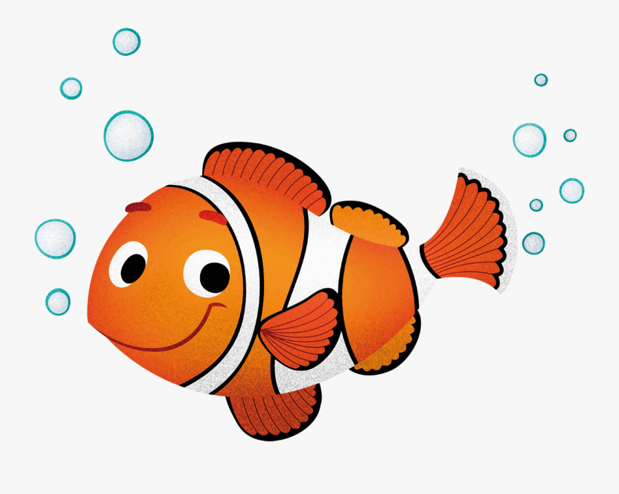 Collection Of Free Clownfish Drawing Nemo Fish Download - Imagenes De Pez Infantiles, Transparent Clipart