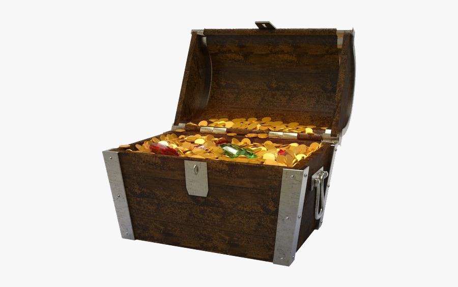 Opened Treasure Chest Png Image - Free Treasure Chest, Transparent Clipart