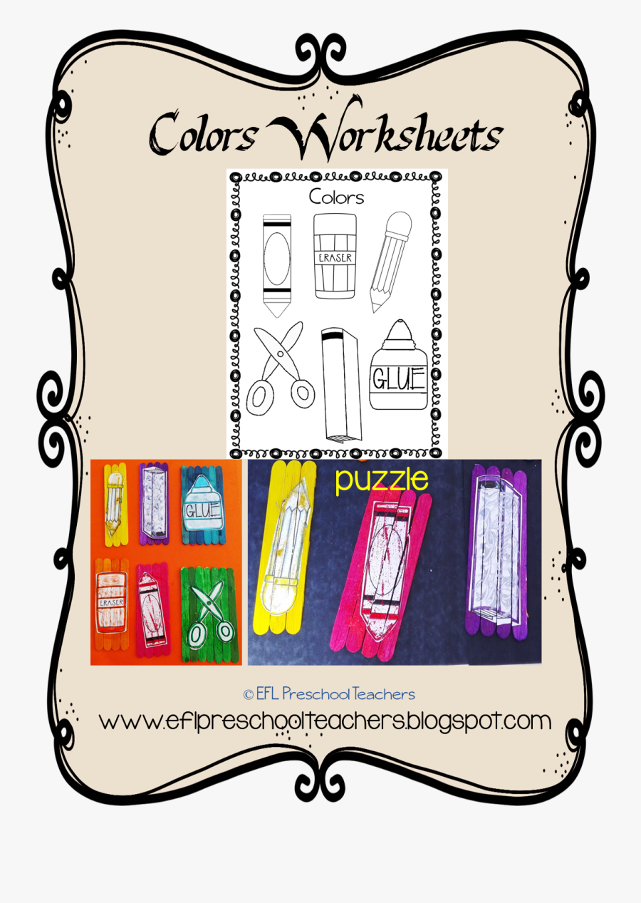 Cut And Glue - Illustration, Transparent Clipart