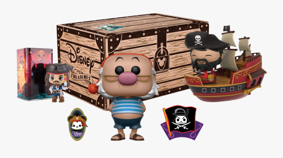 Transparent Pirate Treasure Png - Funko Mystery Box Disney, Transparent Clipart