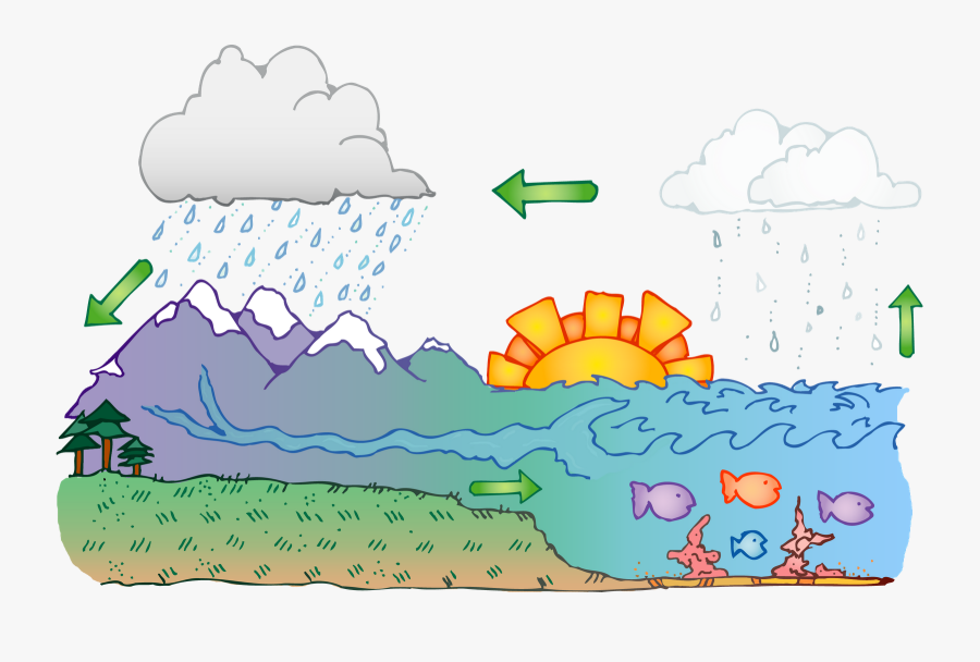 Water Cycle Classroom - Water Cycle Gif Animation, Transparent Clipart