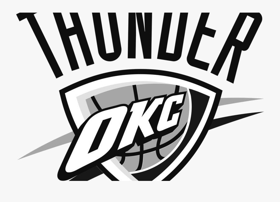 Oklahoma City Thunder Logo Png Transparent & Svg Vector - Black Oklahoma City Thunder Logo, Transparent Clipart