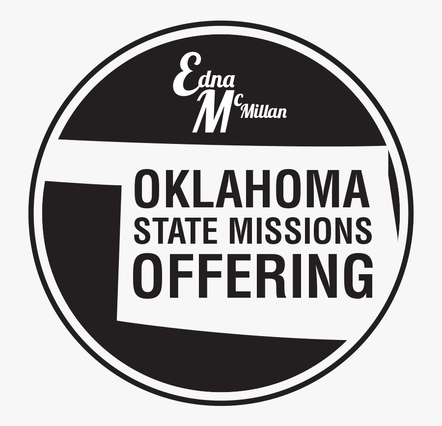 Oklahoma State Missions Offering - Edna Mcmillan State Mission Offering, Transparent Clipart