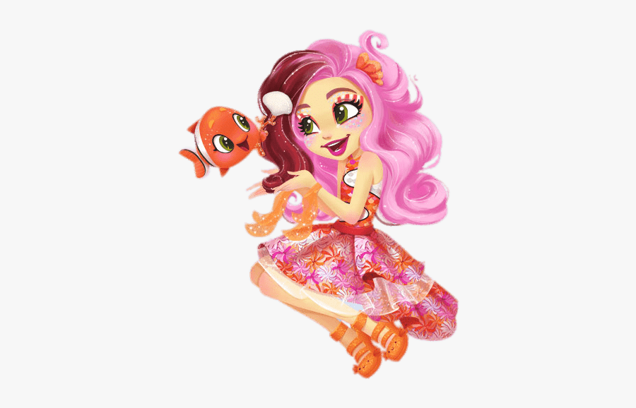 Enchantimals Clarita Clownfish And Cackle - Tamika Tree Frog Enchantimals, Transparent Clipart