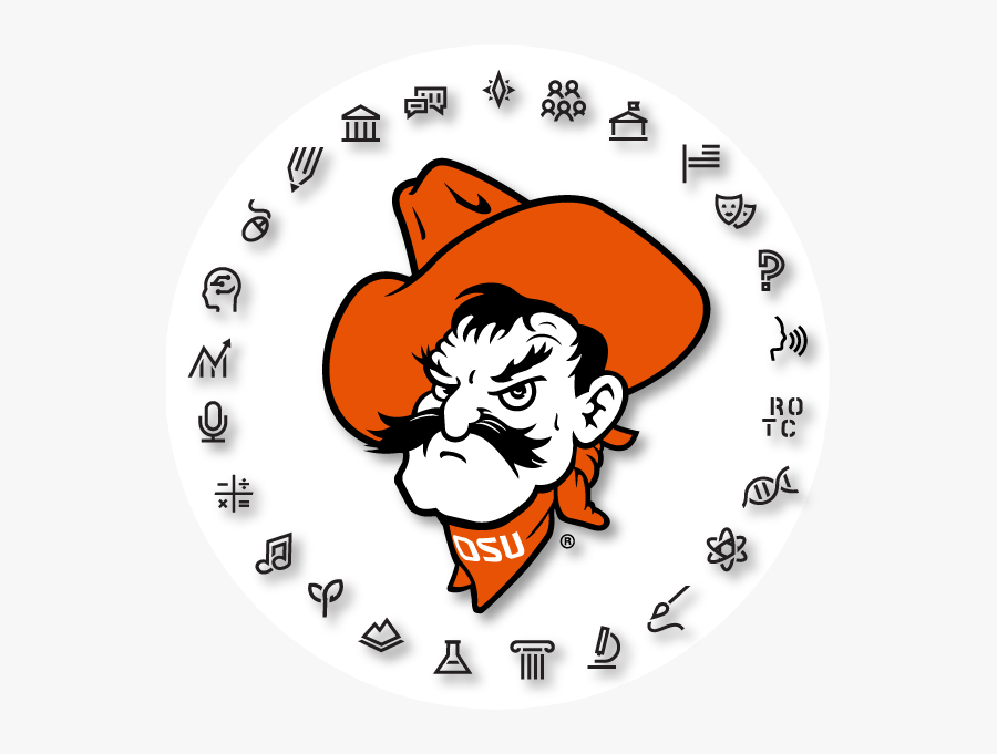 Transparent Quadruplets Clipart - Pistol Pete Oklahoma State University Mascot, Transparent Clipart