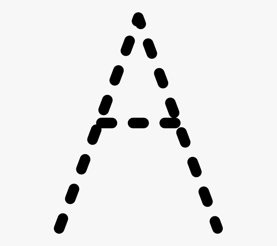 Letter, Tracing, Worksheet, Abc, Children, Digits - Letter A For Tracing, Transparent Clipart