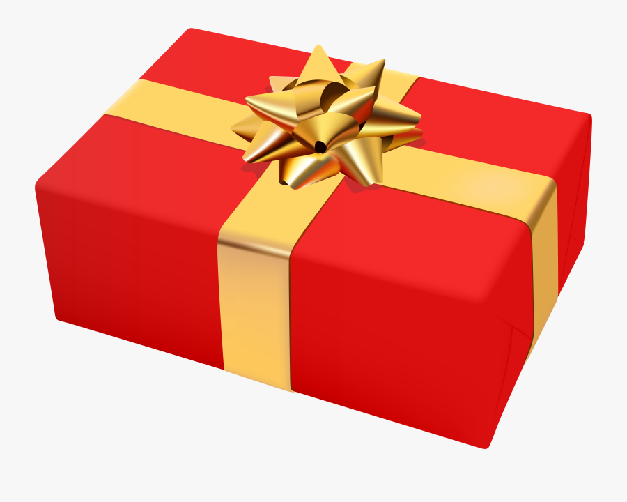 Red Gift Box Png Clip Art, Transparent Clipart