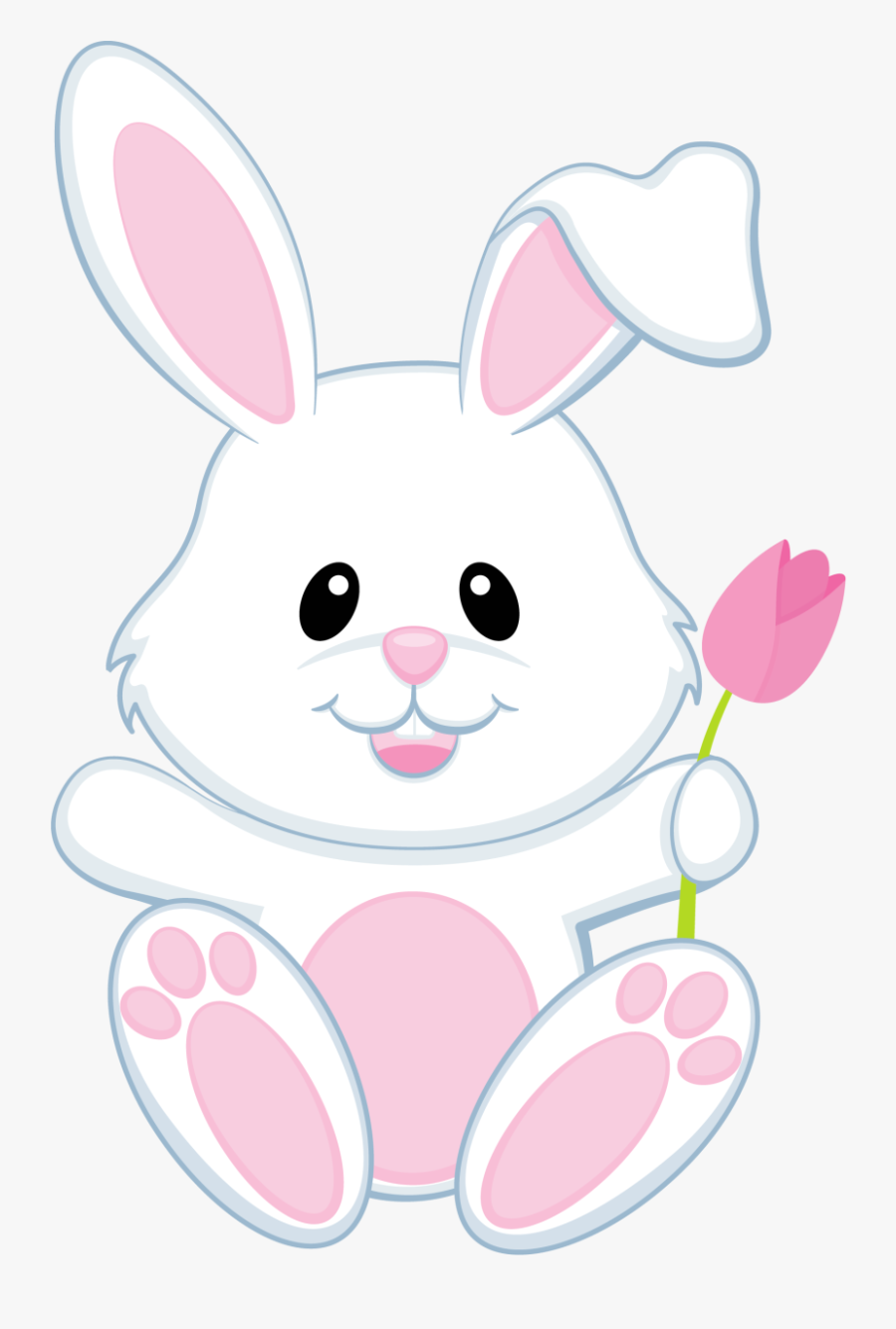 Easter Png Pinterest Clip - Cute Easter Bunny Clipart, Transparent Clipart