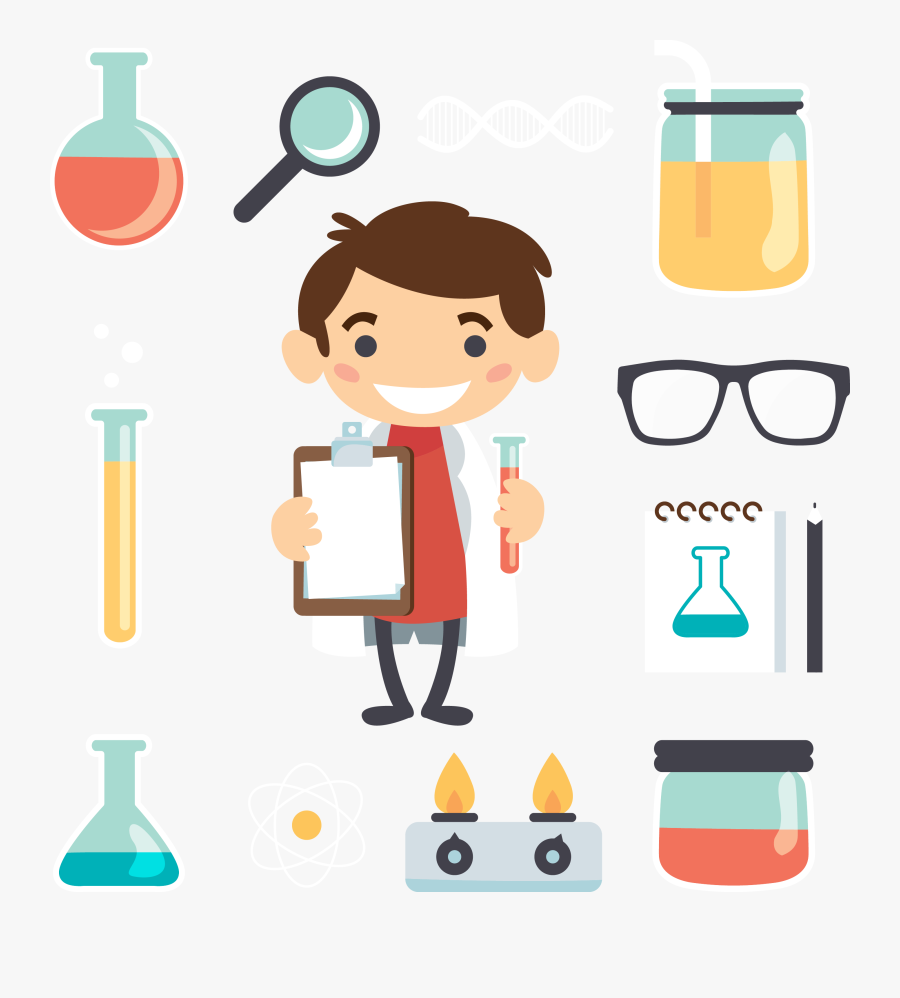 Science Scientific Method Scientist Laboratory Observation - Medical Lab Technologist Cartoon, Transparent Clipart