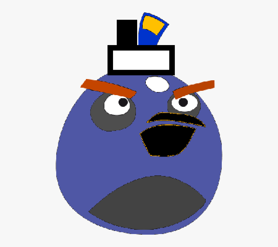 Peeps Clipart File - Black Fat Angry Bird, Transparent Clipart