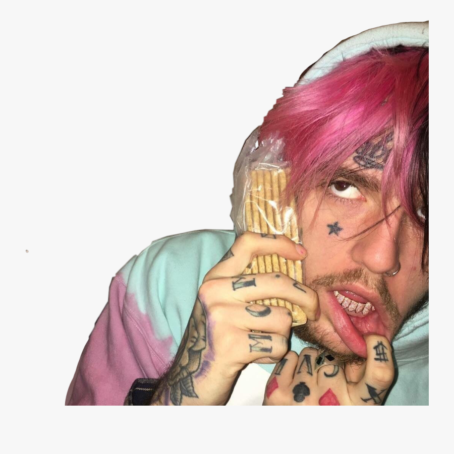 Lilpeep Peep Gbc Pink Aesthetic Freetoedit - Lil Peep Suck My Blood, Transparent Clipart