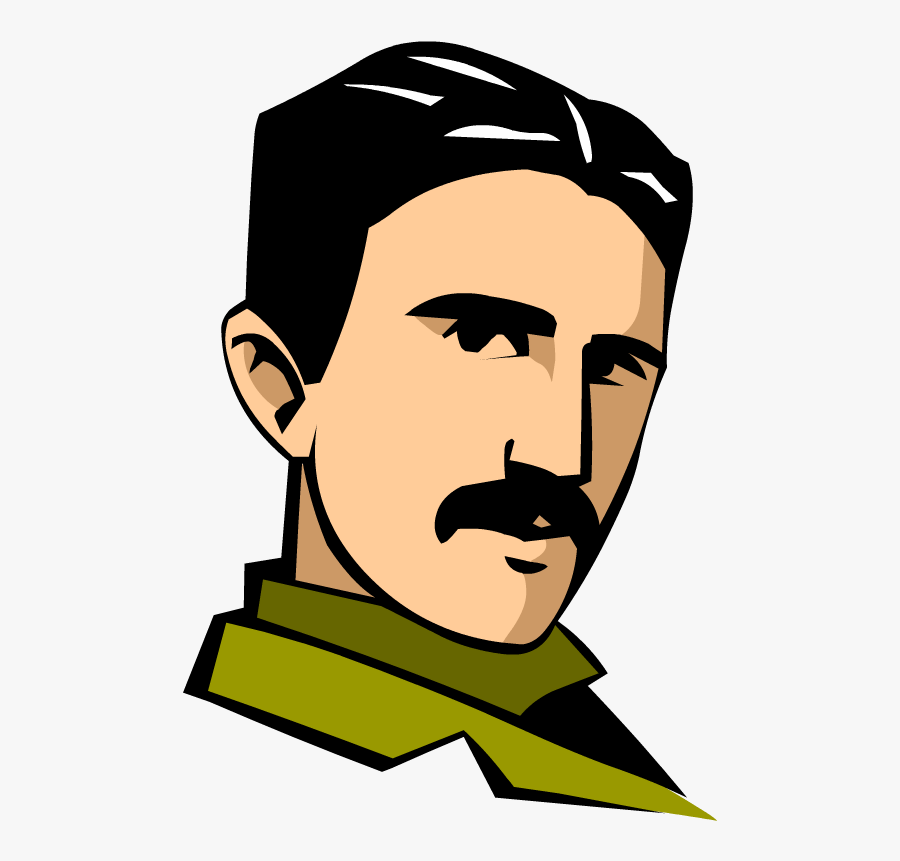 Nikola Tesla Clip Art, Transparent Clipart