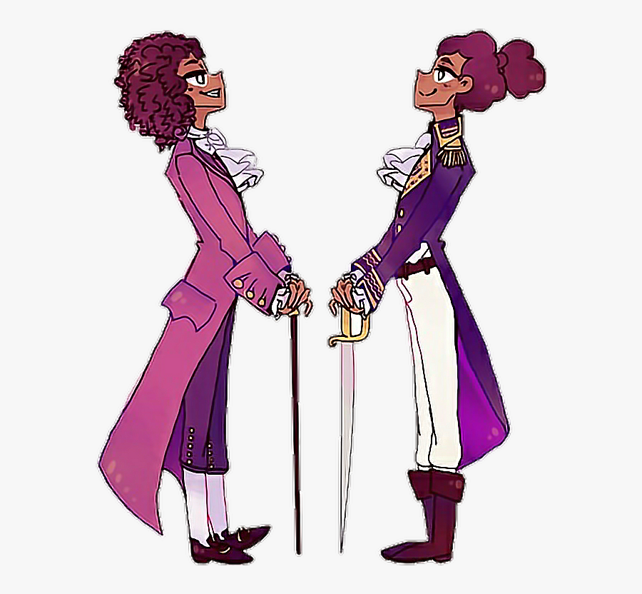 #hamilton #hamiltonthemusical #lafayette #thomasjefferson - Jefferson And Lafayette Hamilton Fanart, Transparent Clipart