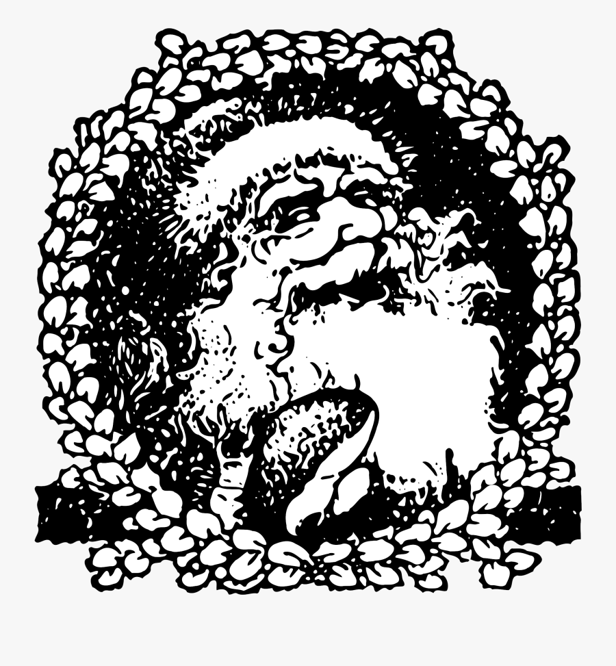 Art,monochrome Photography,facial Hair - Christmas Day, Transparent Clipart