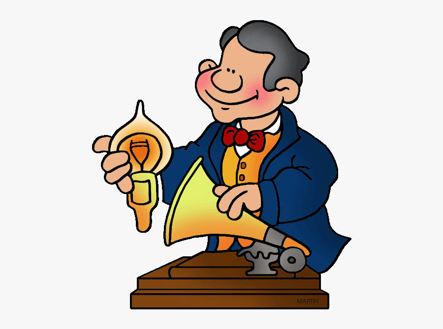 Thomas Edison Clipart - Thomas Alva Edison Clip Art, Transparent Clipart
