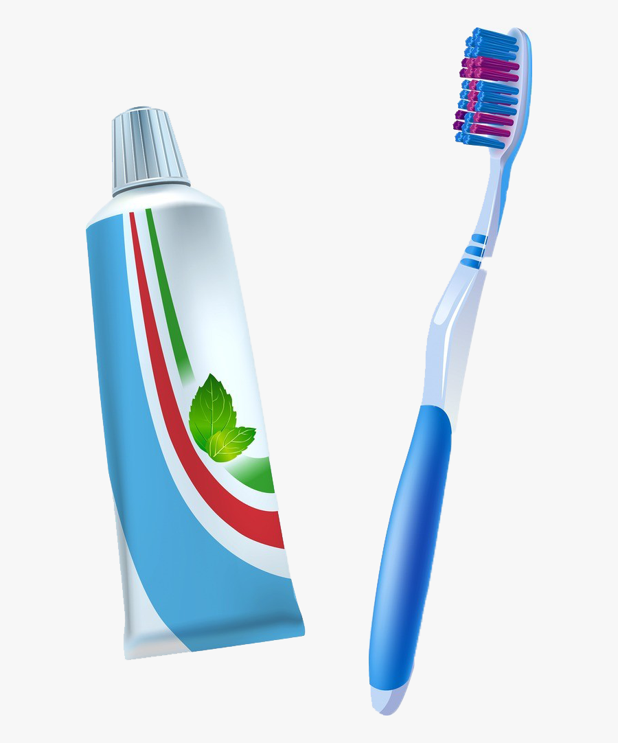 Toothbrush Png Free Download - Toothpaste And Toothbrush Png, Transparent Clipart