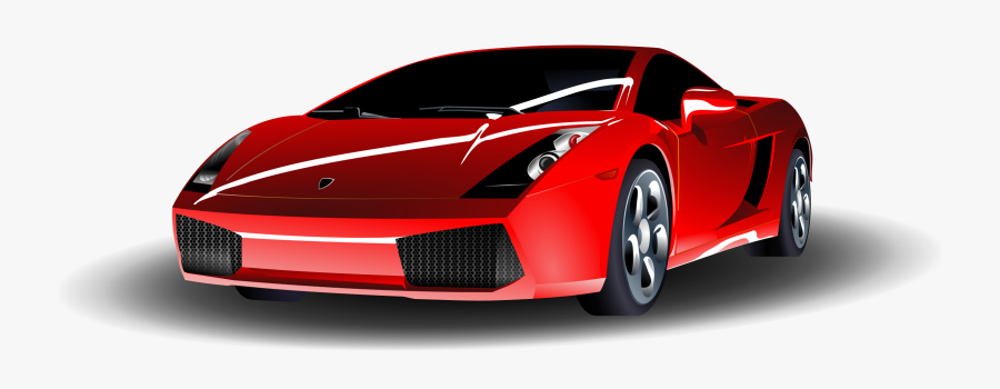 Fancy Red Car Clipart - Red Sports Car Clipart, Transparent Clipart