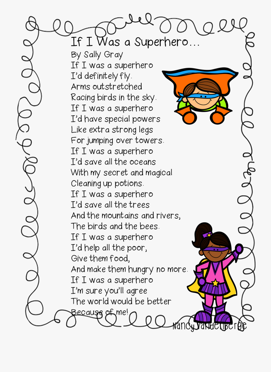 Banner Freeuse Five Senses Clipart Grade - English Poems For Grade 2, Transparent Clipart