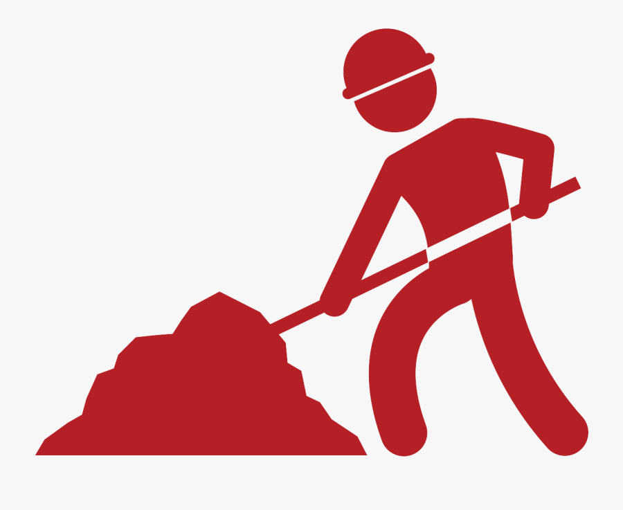 Underground Mining Miner - Mining Pictograms, Transparent Clipart