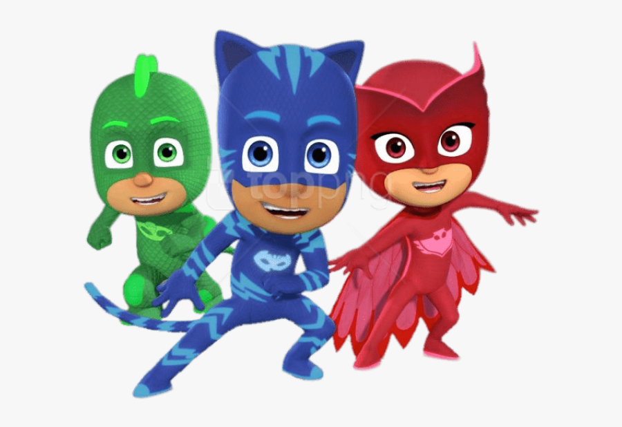 Pj Masks Heroes Ready For Action - Pj Masks Transparent Background, Transparent Clipart