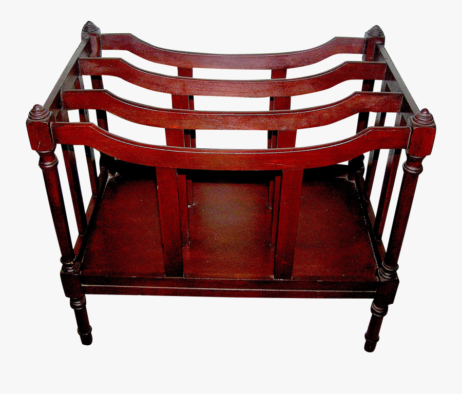 Vintage Canterbury Furniture Stand With Original Brass - Bench, Transparent Clipart