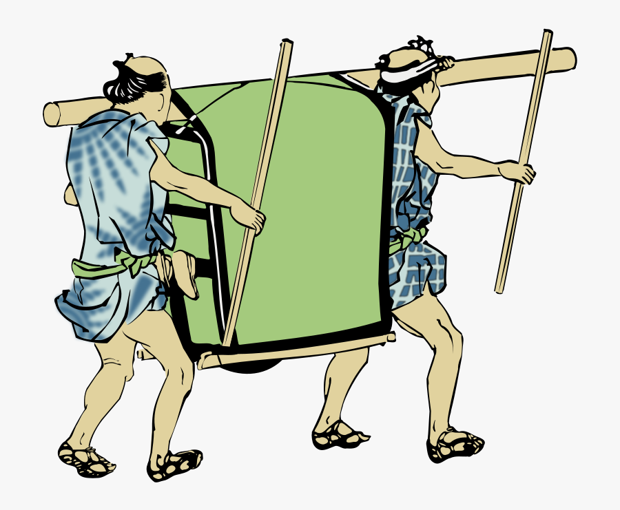 Transport Clip Art Download - 江戸 時代 籠 料金, Transparent Clipart