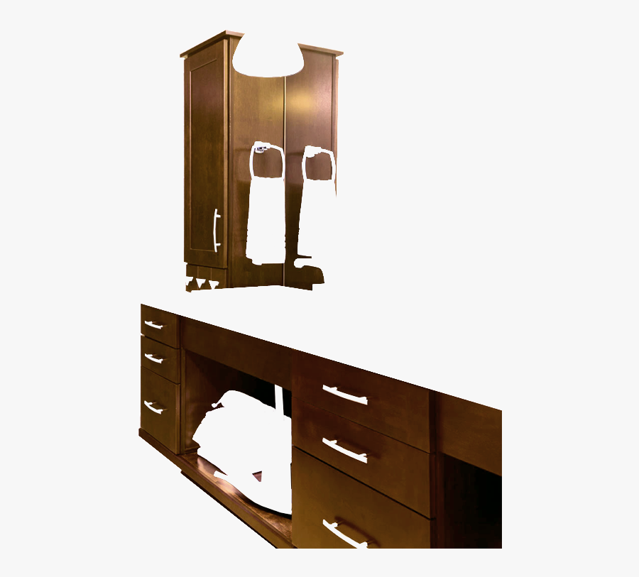 Cabinets-walnut - Cabinetry, Transparent Clipart