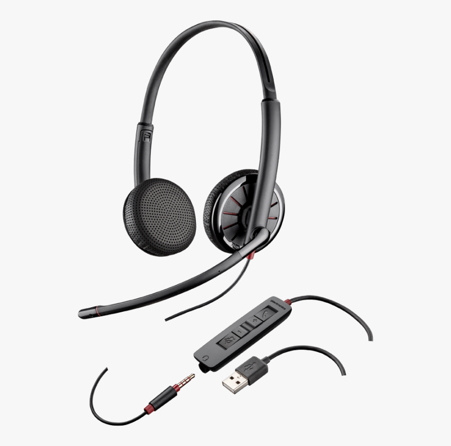 Clipart Telephone Telephone Headset - Plantronics Headset Blackwire C315 1 M Stereo, Transparent Clipart