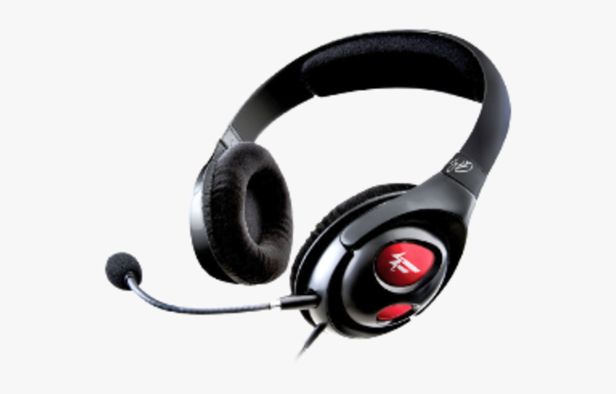 Picture Black And White Stock Creative Fatal Ty Icon - Creative Fatal1ty Gaming Headset, Transparent Clipart