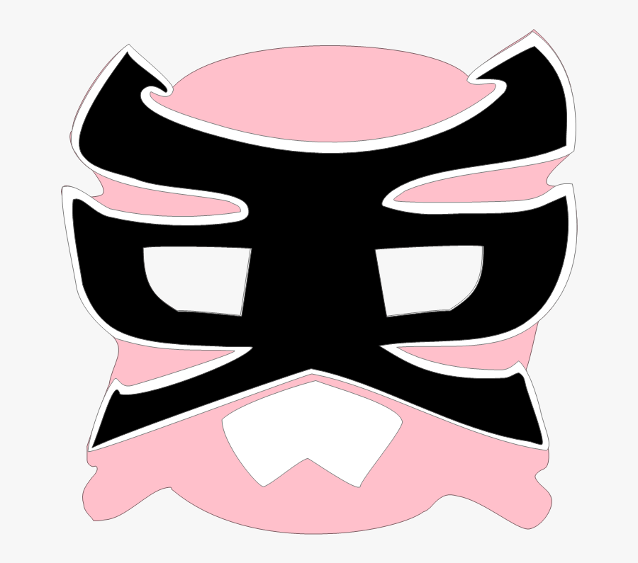 Pink Power Rangers Mask, Transparent Clipart