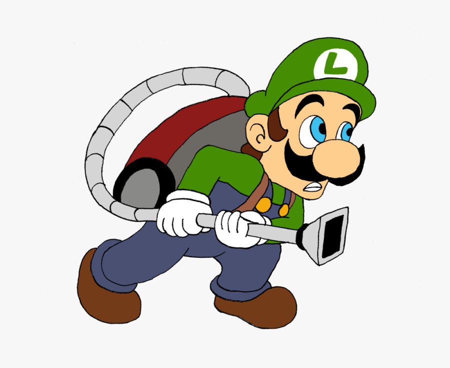 Luigi Clip Art - Draw Easy Luigi Mansion, Transparent Clipart