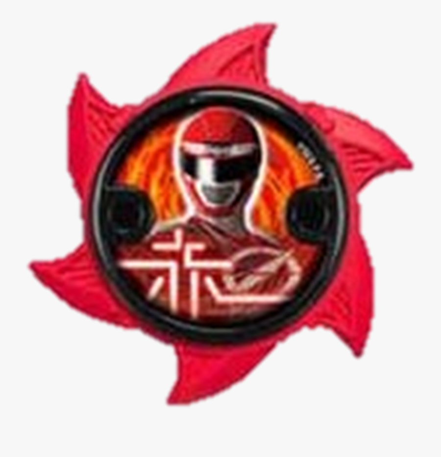 Red Overdrive Ninja Power Star - Toy Power Ranger Ninja Steel, Transparent Clipart