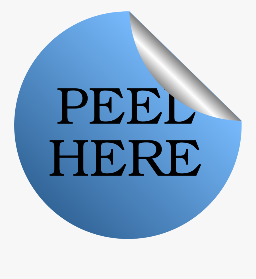Sticker - Peel Off Stickers Gif, Transparent Clipart
