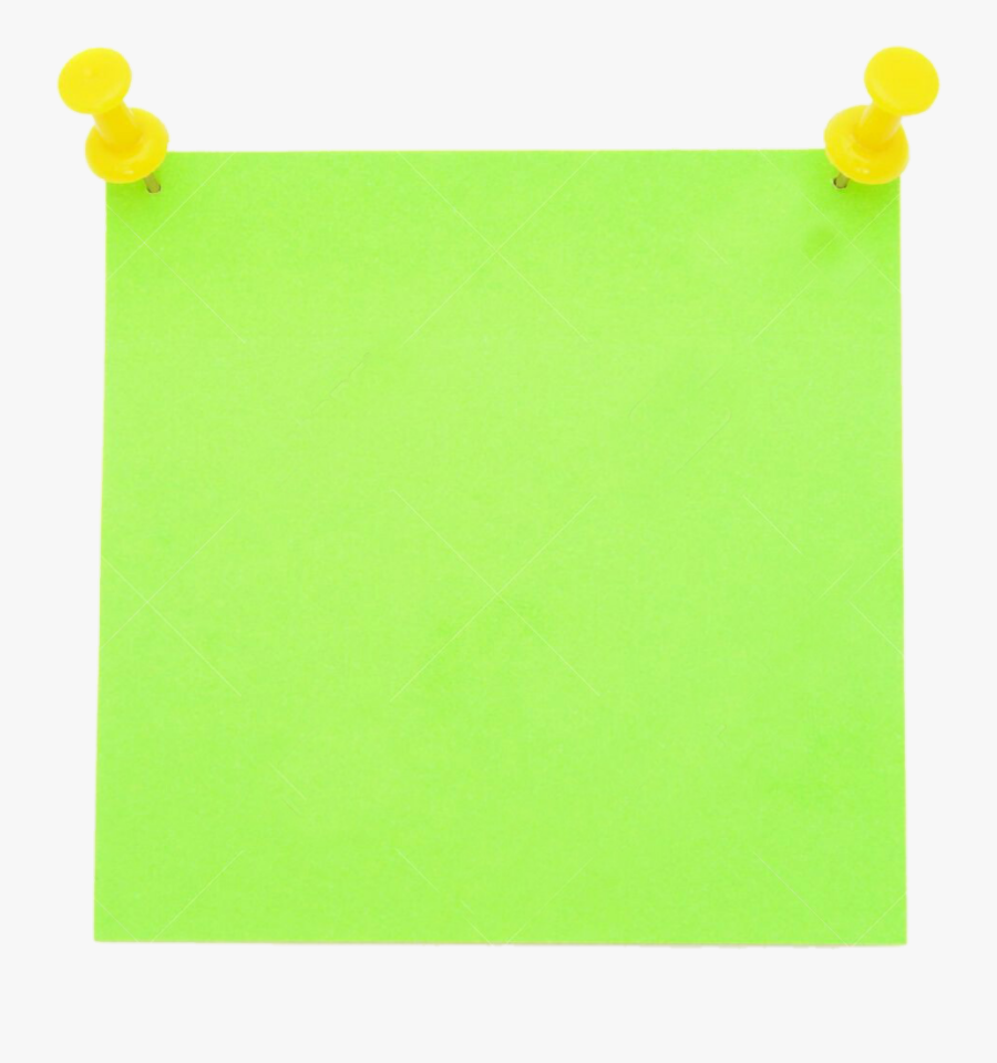 Post Postit Post It Green Paper Office Business - Construction Paper, Transparent Clipart