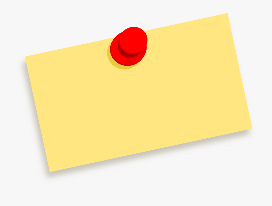 Blank Post It Note Png Clip Transparent - Clip Art Note, Transparent Clipart