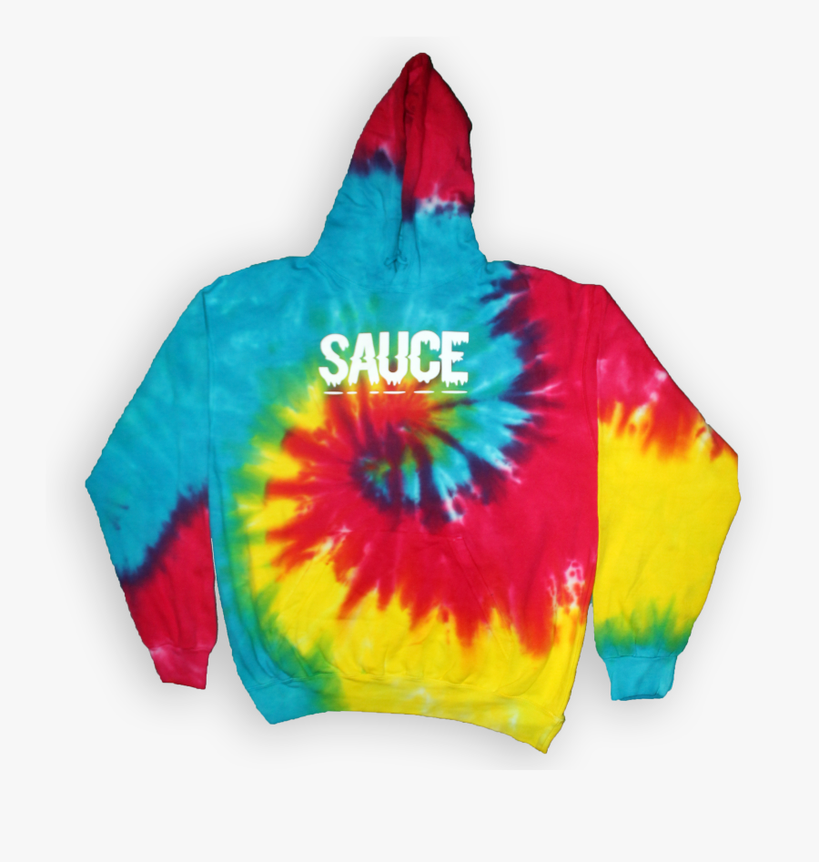 Clip Art Sauce Hoodie Tie Dye - Rainbow Hoodie Sauce, Transparent Clipart