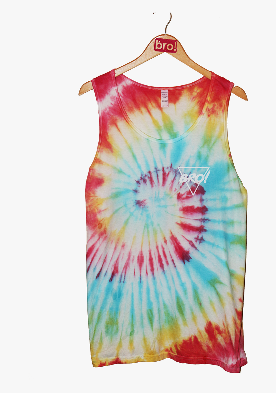 Bro Retro Tie-dye Vest - Pattern, Transparent Clipart