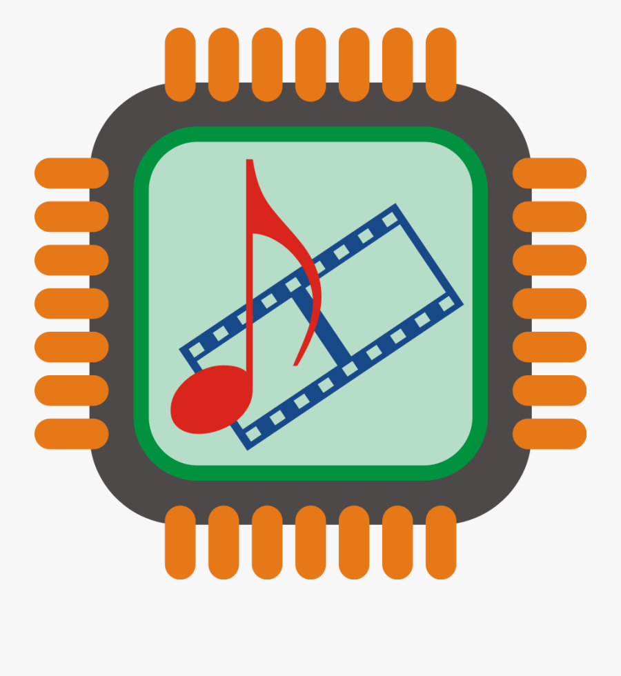 Multimedia - Clipart - Computer Chip Clip Art, Transparent Clipart