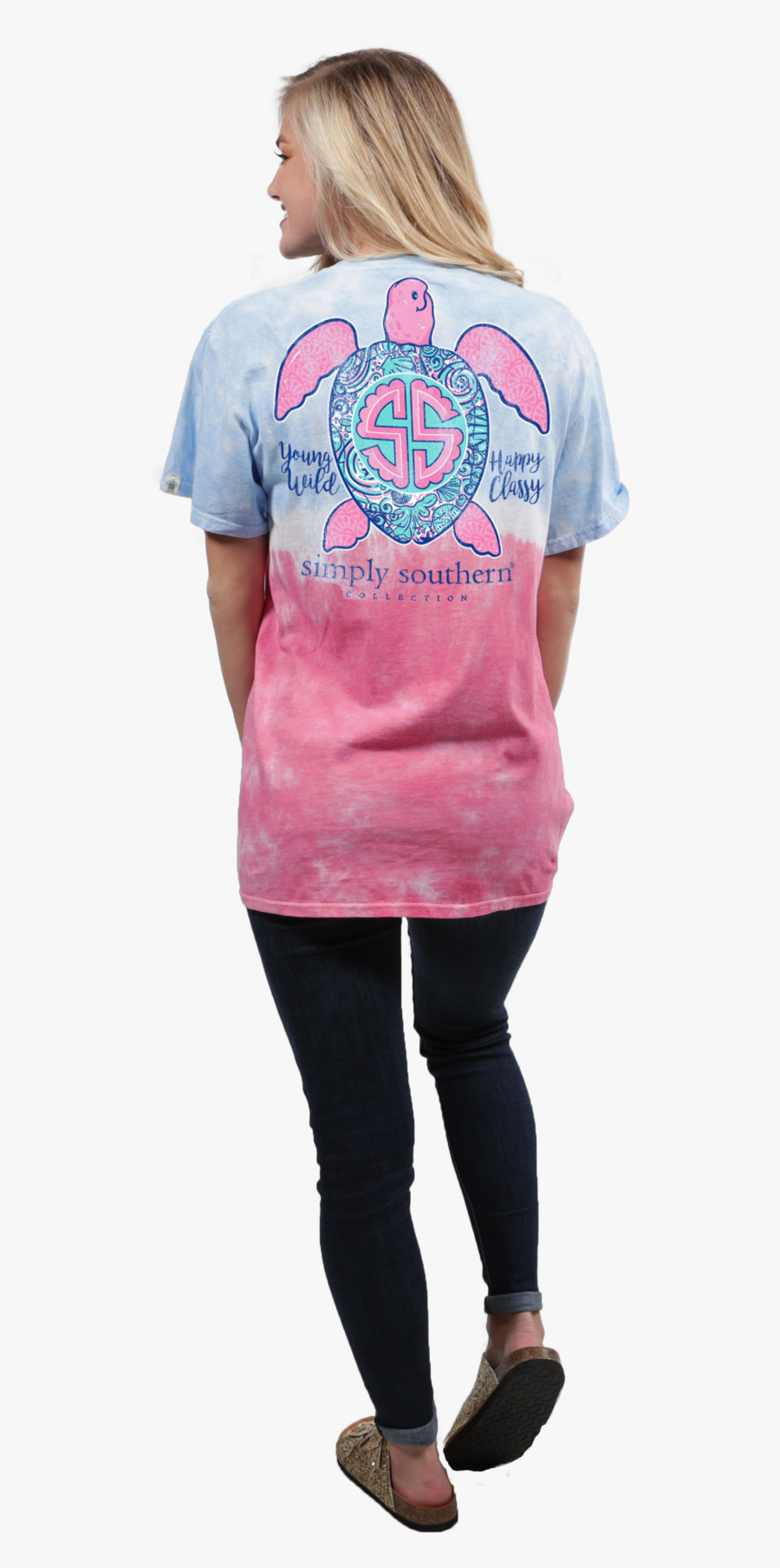 Transparent Tie Dye Clipart - Beach Simply Southern Shirts, Transparent Clipart
