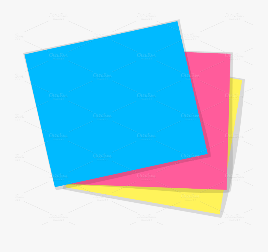 Sticky Note Transparent Png - Transparent Colorful Post It Notes, Transparent Clipart