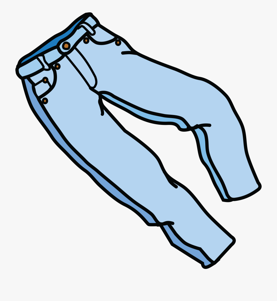 Free Clipart Of A Pair Of Jeans - Jeans Clipart, Transparent Clipart