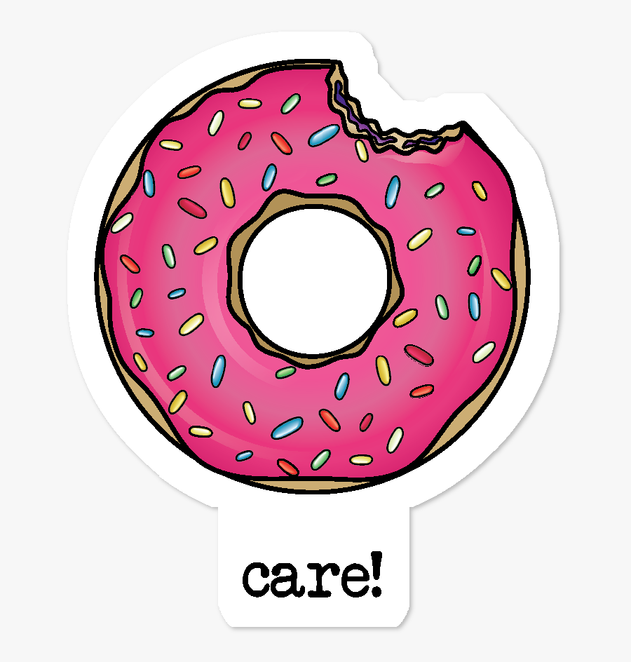 Donuts Sticker Adhesive Redbubble - Cartoon Doughnuts, Transparent Clipart