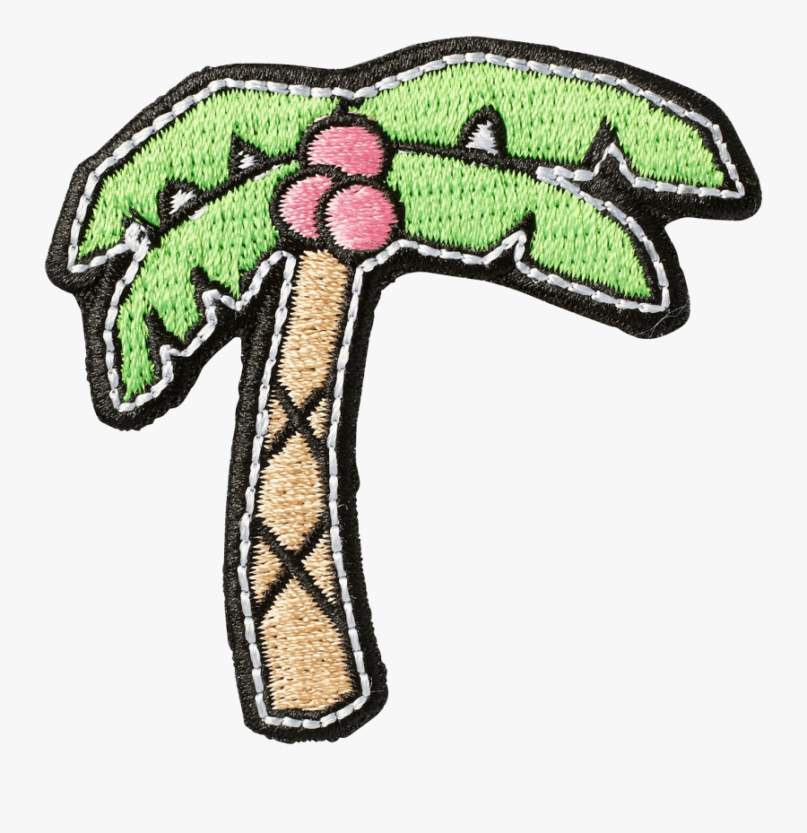 Patch Clipart Sticker - Palm Tree Sticker Png, Transparent Clipart