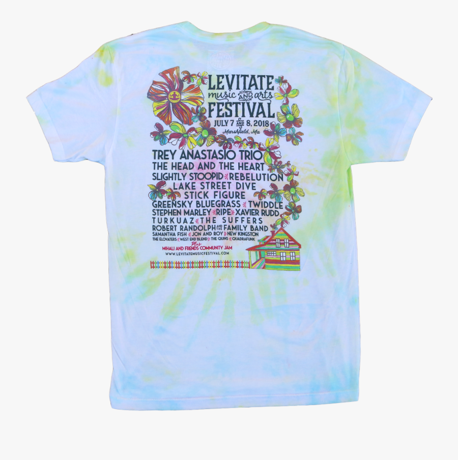 Music Festival Tie Dye - Active Shirt, Transparent Clipart