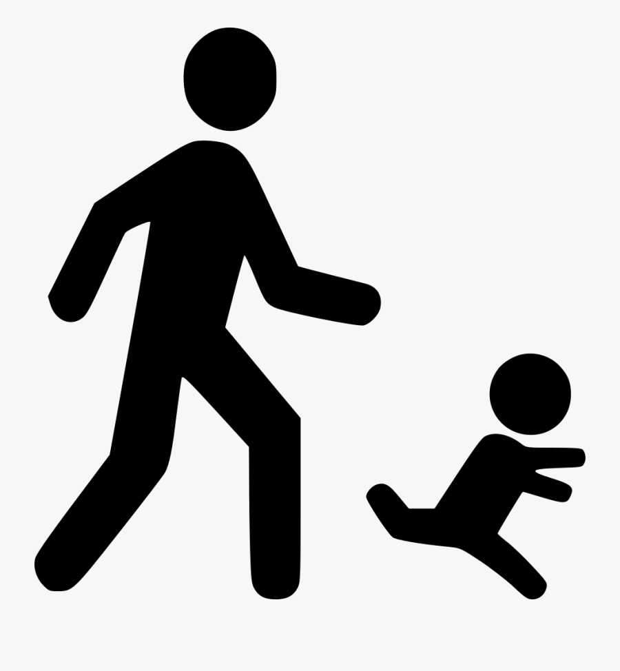 Transparent Kids Playing Soccer Clipart - Kids Playing Icon, Transparent Clipart