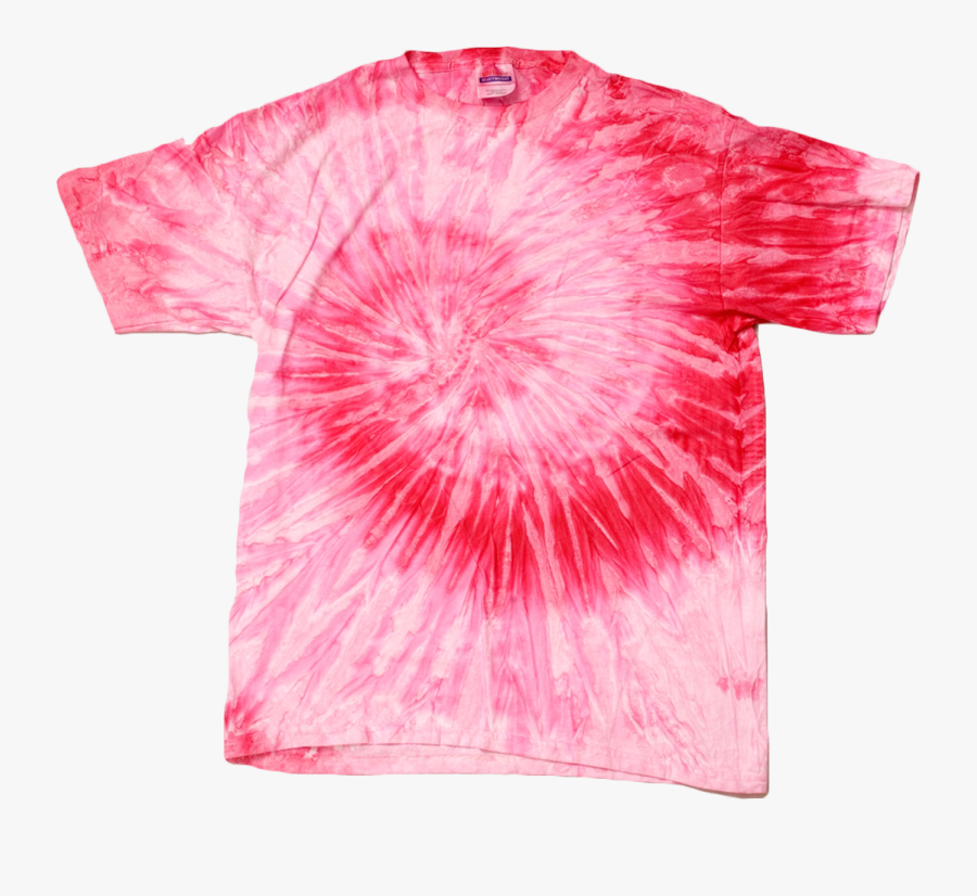 Spiral Tie Dye Red, Transparent Clipart