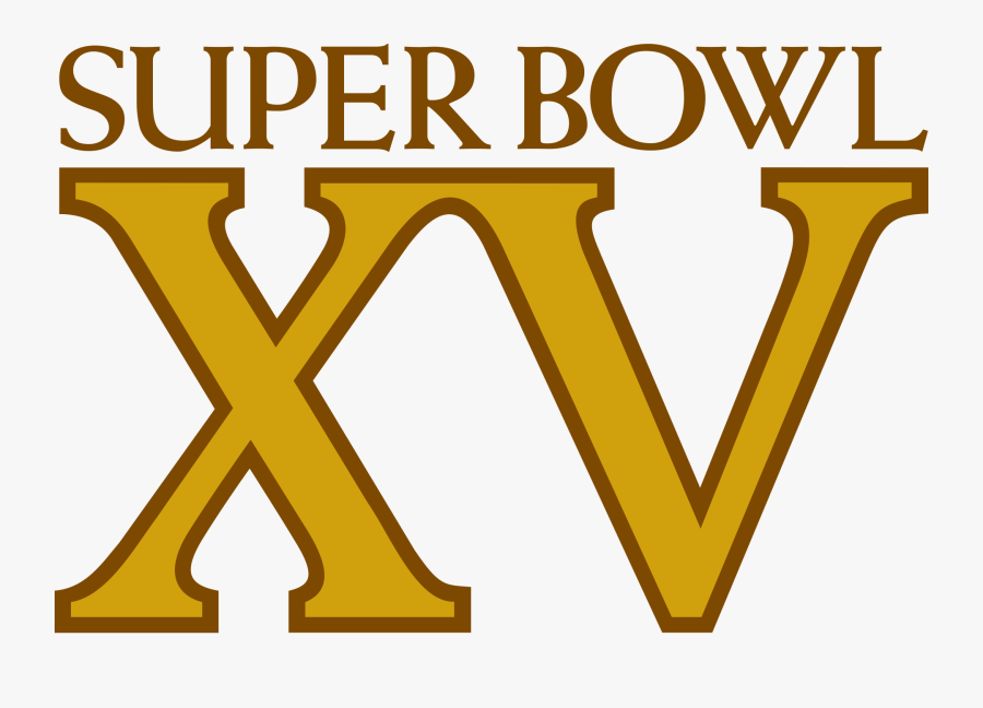 Super Bowl Xv Logo - Super Bowl 15 Logo, Transparent Clipart