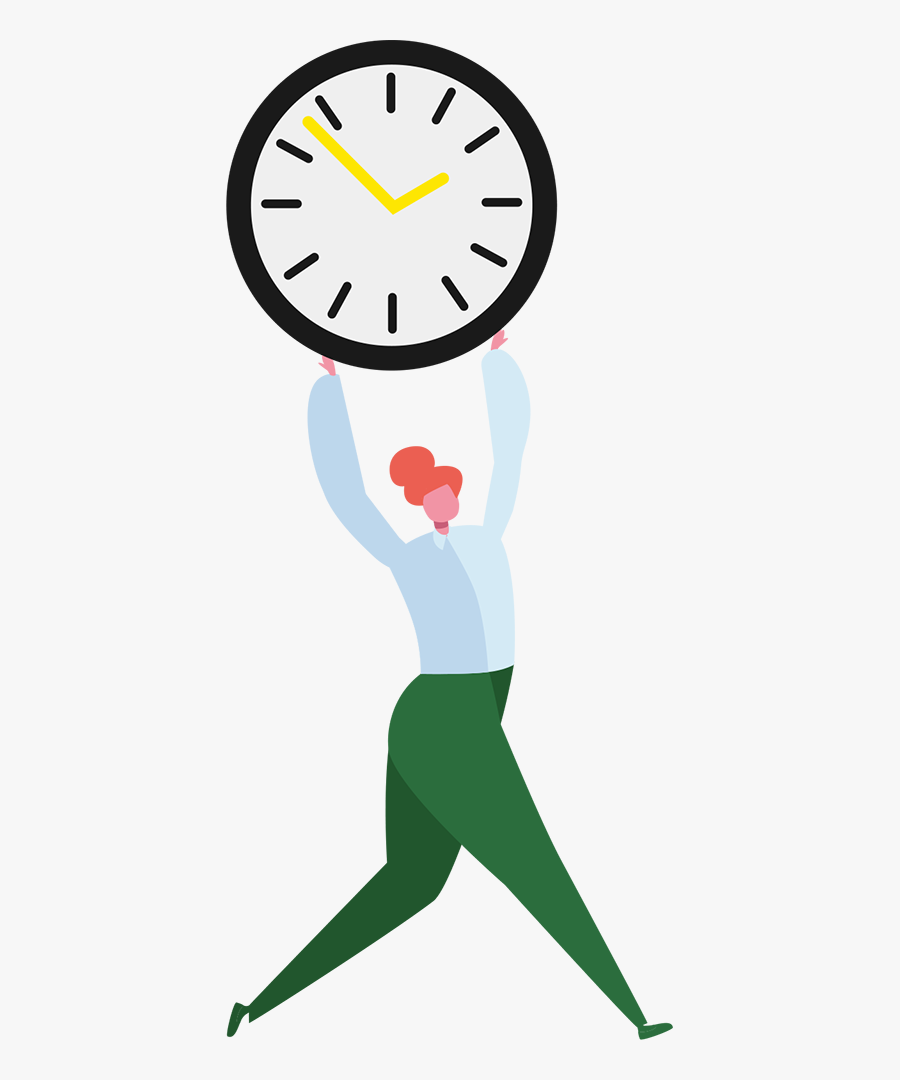 Finish Faster, Feel Happier - Eat Breakfast With Time Clipart, Transparent Clipart