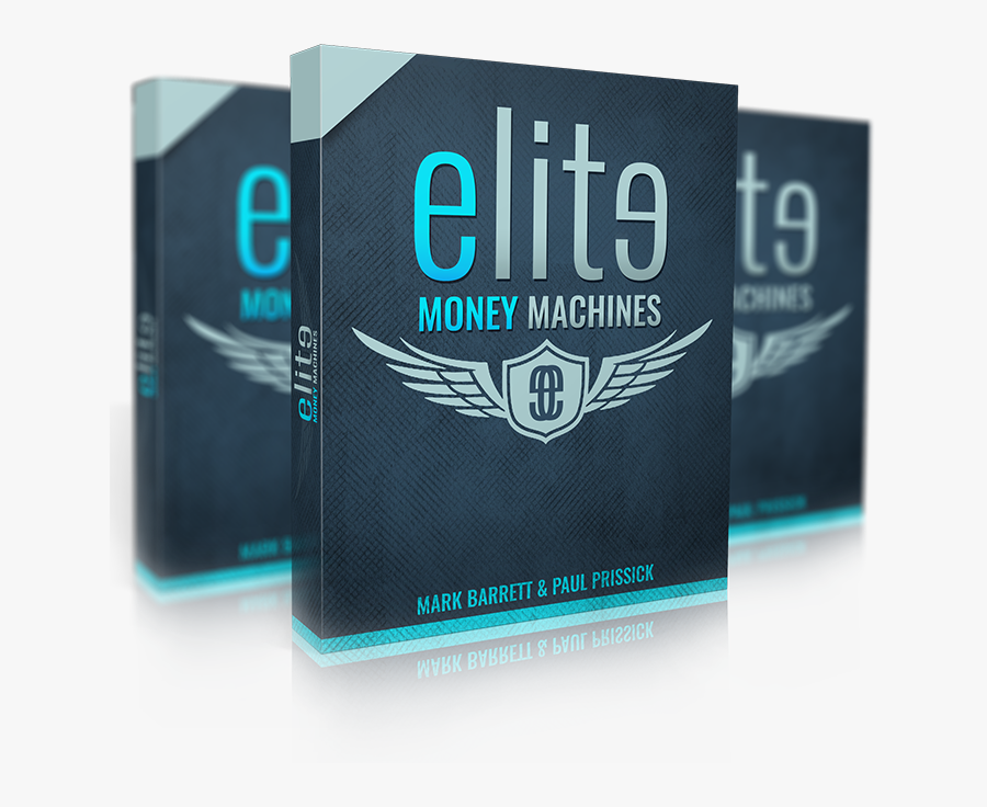 Blue Money Machine Clipart - Book Cover, Transparent Clipart